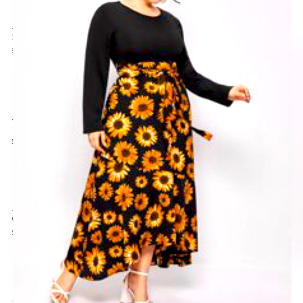 SHEIN Sunflower Dress